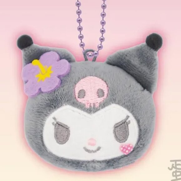 Y2K Sanrio Gyaru Kuromi Keychain Bag Charm Vintage Japan Trinket Trinketcore - Picture 1 of 1